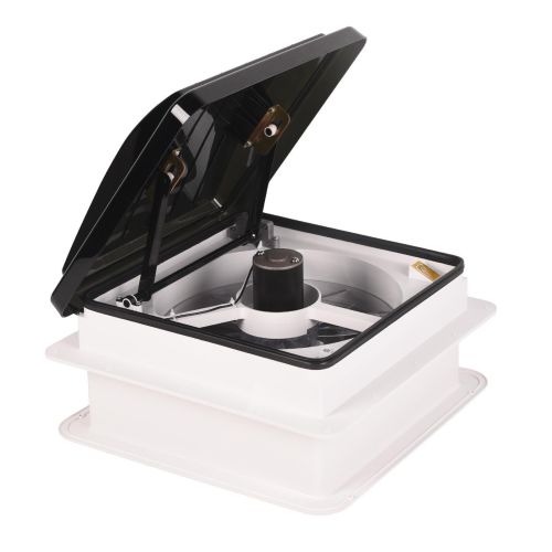 RV Roof Vent Fan 14",Continuously Variable Reversible 12V Remote Control Trailer Roof Vent Low Noise with Rain Sensor,UV Protection RV Roof Vent Fan 14",Continuously Variable Reversible 12V Remote Control Trailer Roof Vent Low Noise with Rain Sensor,UV Protection